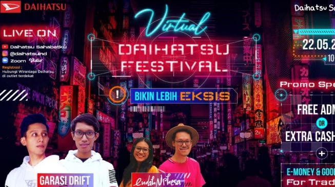 Hari Ini, Virtual Daihatsu Festival Hadirkan Aneka Promo dan Hiburan Live