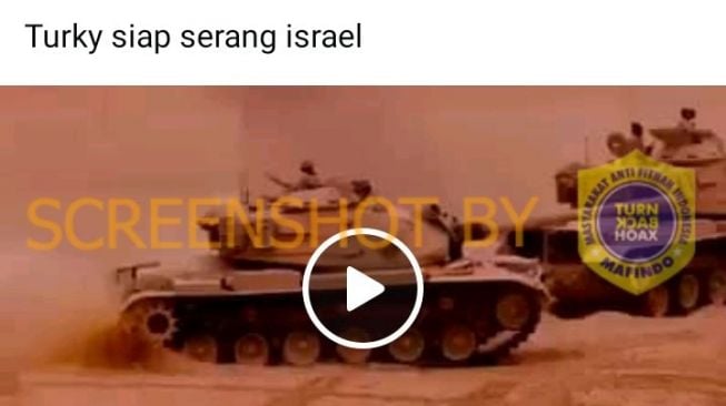 CEK FAKTA: Video Turki Siap Serang Israel, Benarkah?