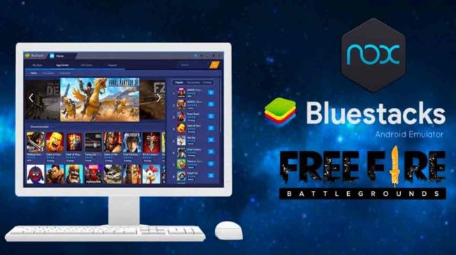 Setting Free Fire di Emulator Nox & Blue Stack