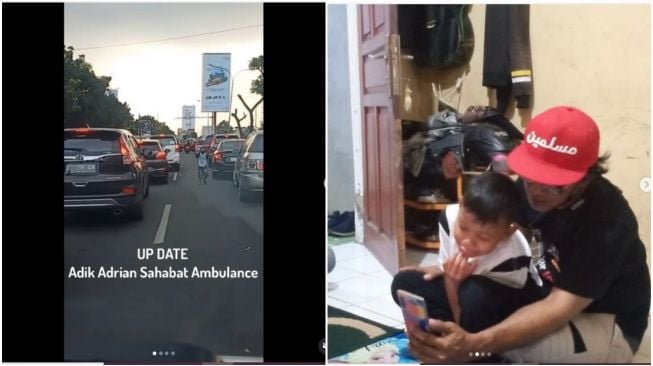 Viral Aksi Heroik Bocah Buka Akses Jalan Ambulans Saat Macet, Ini Sosoknya