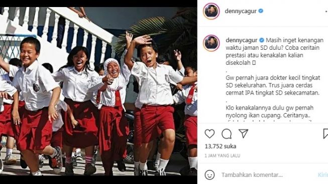 Unggahan Denny Cagur [Instagram/@dennycagur]