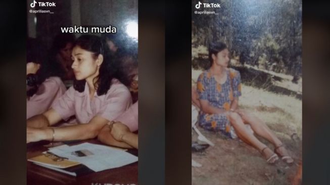 Viral Warganet Bagikan Foto Jadul Nenek, Disebut Mirip Ariana Grande (tiktok.com/@apriliasvn__)