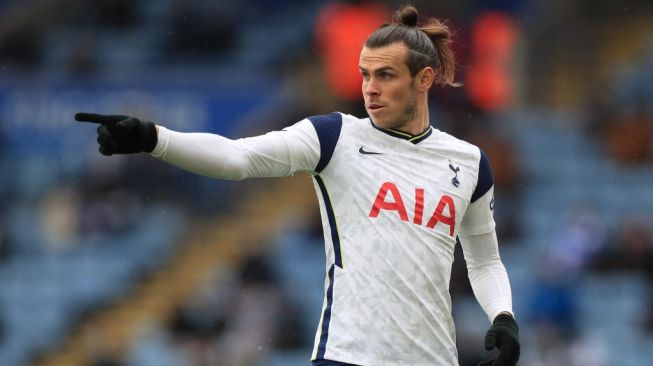 Penyerang sayap Tottenham Hotspur pinjaman dari Real Madrid, Gareth Bale. [MIKE EGERTON / POOL / AFP]