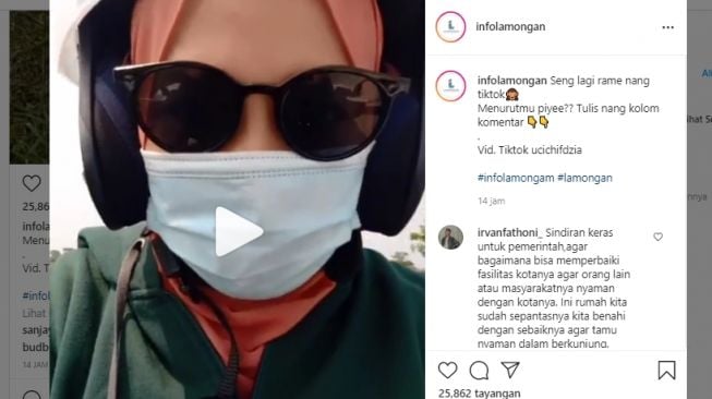 Viral Cewek Bikin Video 'Alasan Aku Ga Mau ke Lamongan' Bikin Geger