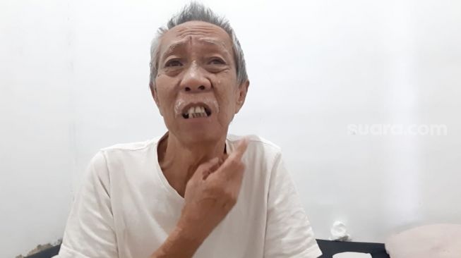 Abdul Hamid alias Pak Ogah saat ditemui di Rumahnya Kawasan Bekasi, Jawa Barat, Selasa (25/5/2021).