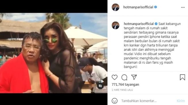 Unggahan Hotman Paris [Instagram/@hotmanparisofficial]