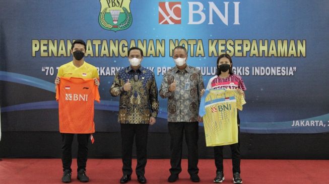 BNI Jadi Pendukung Resmi Bulu Tangkis Nasional