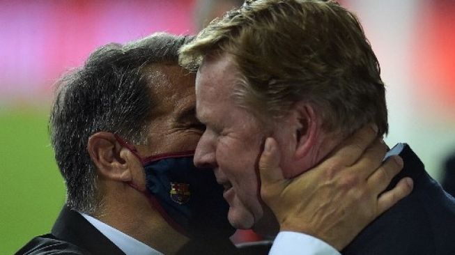 Mengaku Nyaman dengan Koeman, Laporta Kasih Sinyal Barcelona Batal Cari Pelatih Baru