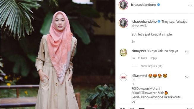 Potret Alyssa Soebandono yang dibilang makin kurus. [Instagram/ichasoebandono]