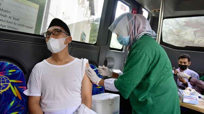 Warga Pekanbaru Kecewa, Bus Layanan Vaksin Utamakan Suntikan Dosis Kedua