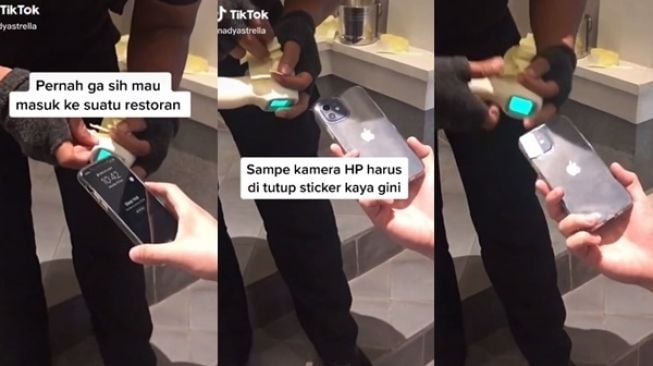 Viral Restoran Tutup Kamera Ponsel Pengunjung Pakai Stiker, Alasan Tak Masuk Akal!