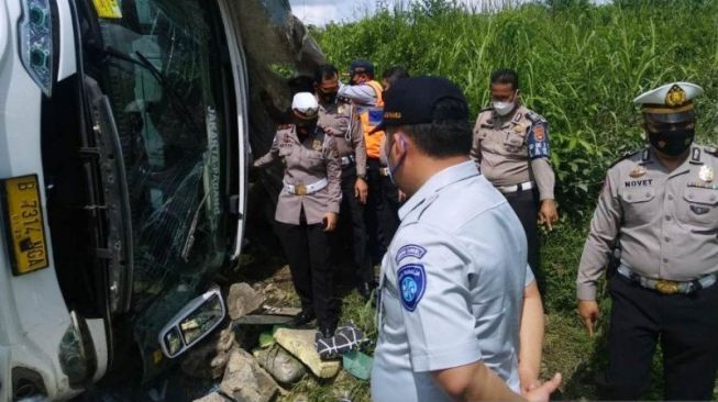 Identitas Korban Tewas dan Luka Kecelakaan Maut Bus Sambodo di Jalintim Sumatera