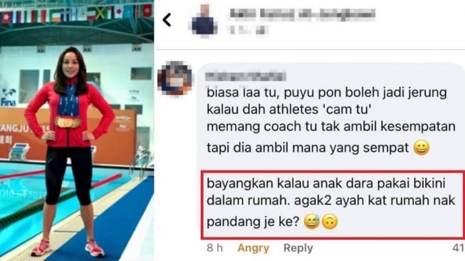 Atlet Renang Malaysia Bagikan Pengalaman Kelam, Warganet Ini Malah Komentar Jorok