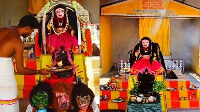 Warga India Sembah Dewi Corona Agar Covid-19 Berakhir