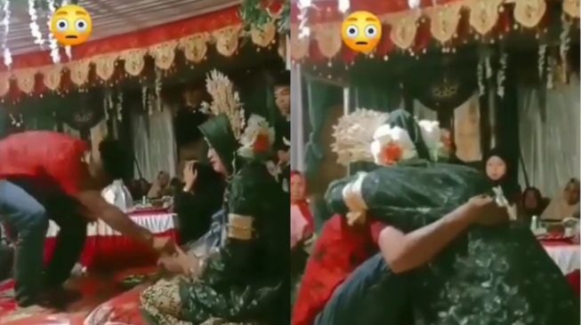 Viral Pengantin dan Mantan Nangis Berpelukan, Undangan Tak Tega Menyaksikan