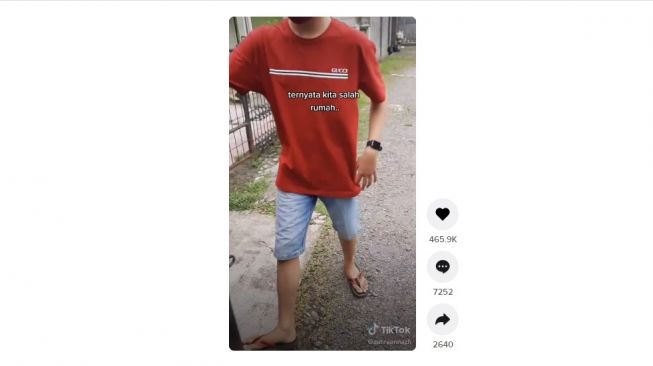 Mau beri kejutan ulang tahun tapi salah rumah. [TIkTok]