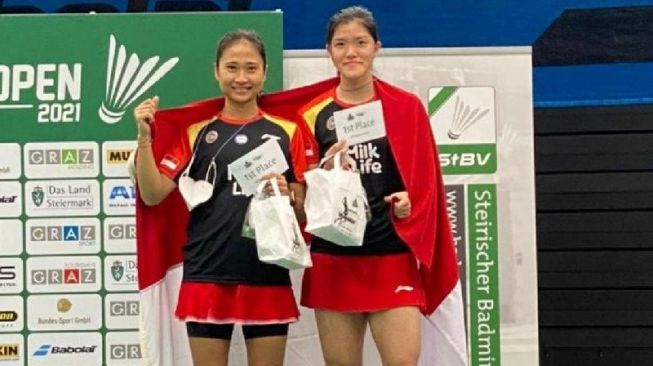 Ganda Putri PB Djarum Rengkuh Gelar Juara Austrian Open 2021