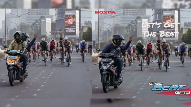 Meme Kocak Pemotor Plat AA dan Rombongan Road Bike, Isinya Curhatan Warganet