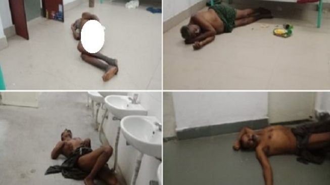 Viral Pasien Covid-19 di India Tidur di Bawah Wastafel dalam Keadaan Telanjang