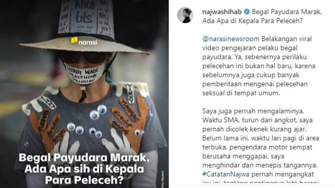 Postingan Instagram Najwa Shihab [Instagram]