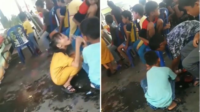 Viral Video Bocah Diduga Minum Miras di Acara Hiburan Kampung