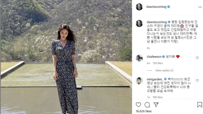 Potret kenangan Dawn Lee berjuang melawan kanker [Instagram/dawniscoming]