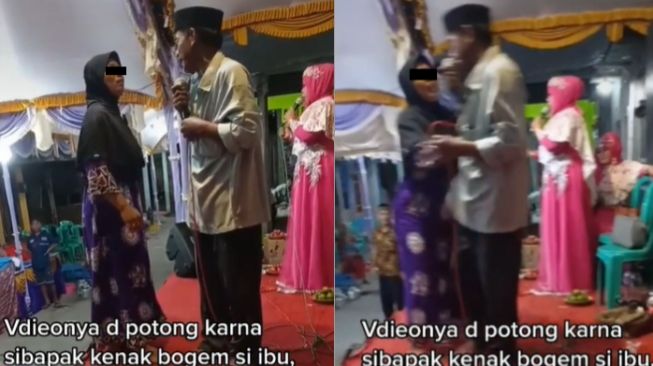 Suami Nekat Nyanyi Bareng Biduan, Emak-emak Naik Panggung Ngamuk Nggak Ketulungan