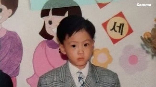 Potret masa kecil member BTS - Jin. (Twitter)