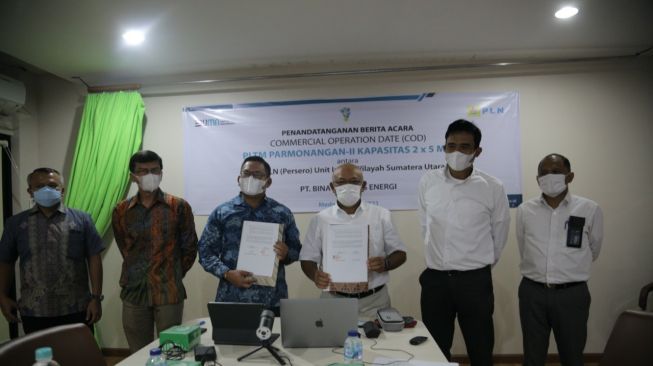 PLTM Parmonangan-II 2×5 MW Tingkatkan Bauran EBT Sumut