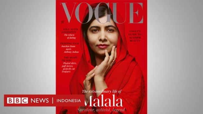 Jadi Model Sampul Vogue, Malala: Kerundung Bukan Tanda Saya Tertindas