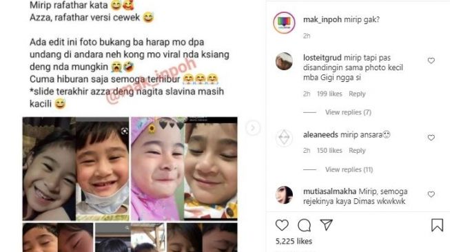 Viral Bocah Perempuan Mirip Rafathar, Netizen: Jangan-jangan Nanti Jodoh