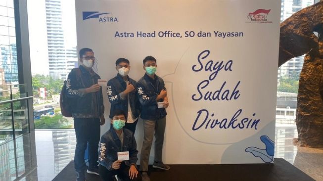 Karyawan BMW Astra sudah mulai divaksin (Istimewa)