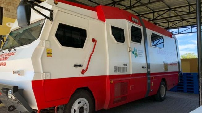 Kini Gorontalo Miliki Mobil Laboratorium Bergerak Uji Swab PCR