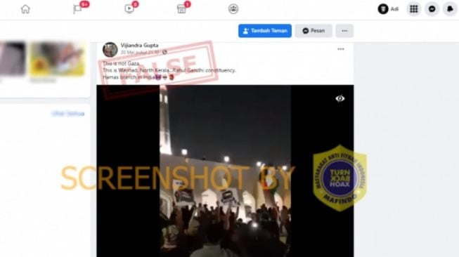 CEK FAKTA: Viral Video Hamas Buka Cabang di India, Benarkah?