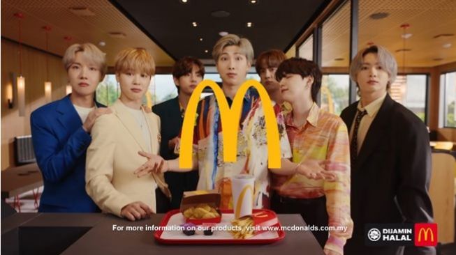 Promosi BTS Meal, kolaborasi BTS X McDonalds. (YouTube/McDonaldsMalaysia)