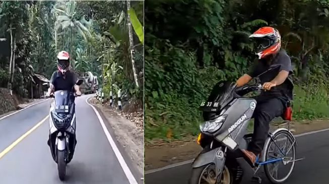 Yamaha NMAX anti tilang polisi, tanpa menggunakan helm bisa lolos dari razia (Youtube)