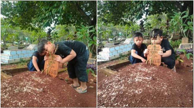 Anak Terus Bangunkan Ibunya yang Berada di Dalam Kubur, Menyayat Hati!