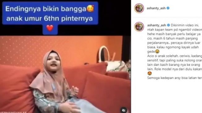 Arsy Hermansyah [Instagram]