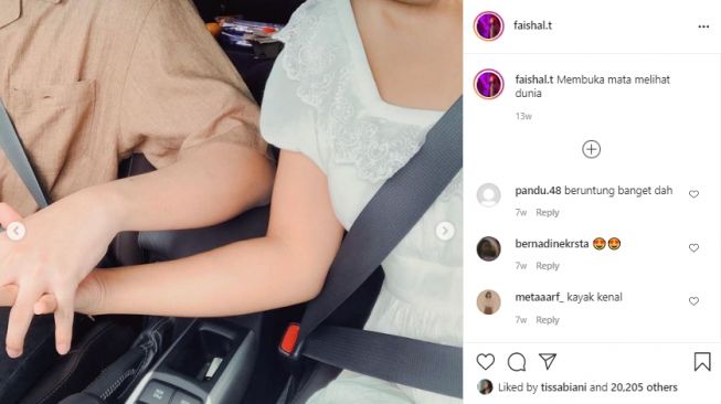 Faishal Tanjung dan Nadin Amizah. [Instagram]