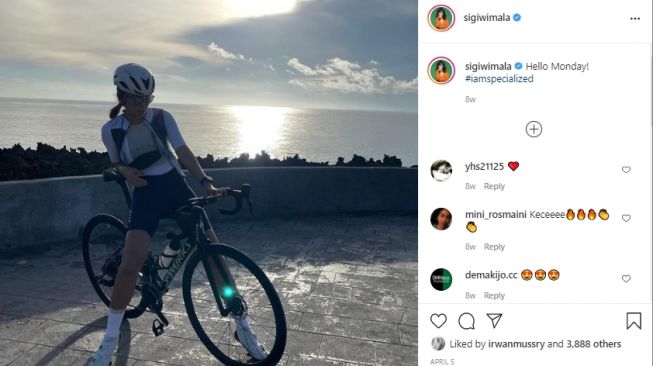 Artis hobi road bike [Instagram]