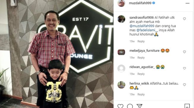 Potret Falhan Abssar putra Nassar dan Musdalifah. [Instagram]