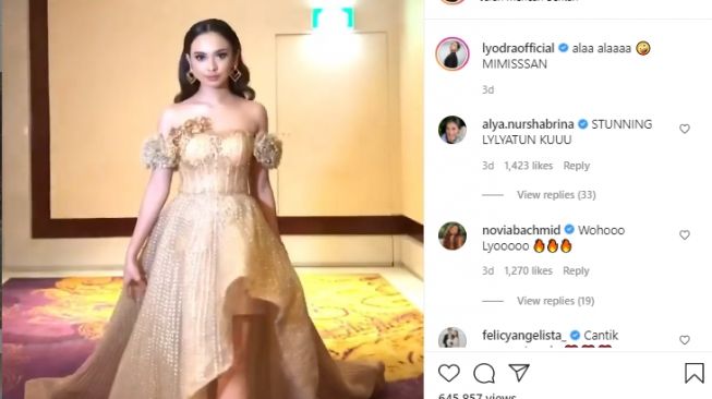 Potret Lyodra Ginting. [Instagram/lyodraofficial]