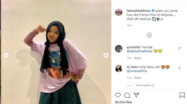 Fatimah Halilintar [Instagram]