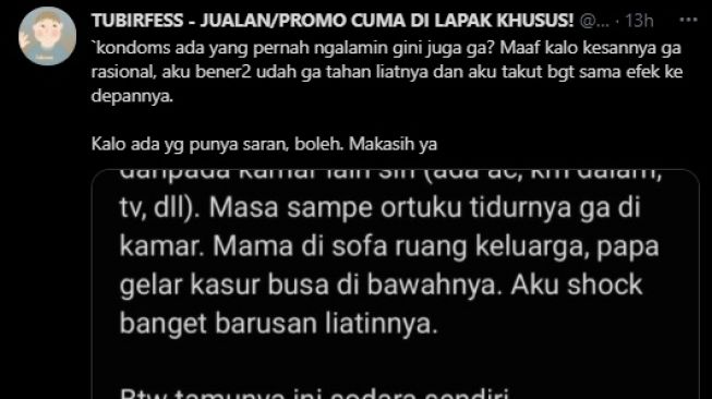 Viral Anak Curhat Kedatangan Tamu Parasit, Ortu sampai Terdepak dari Kamar Sendiri