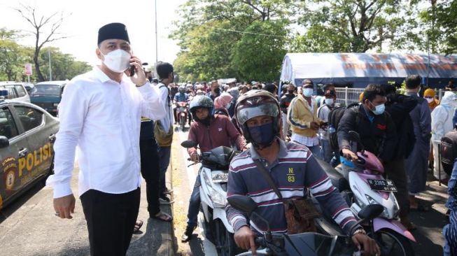 Blokade dan Tes Swab di Jembatan Suramadu Didapati 70 Orang Positif Covid-19