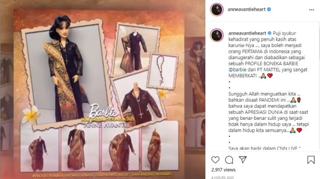 Barbie Anne Avantie. [Instagram/anneavantieheart]