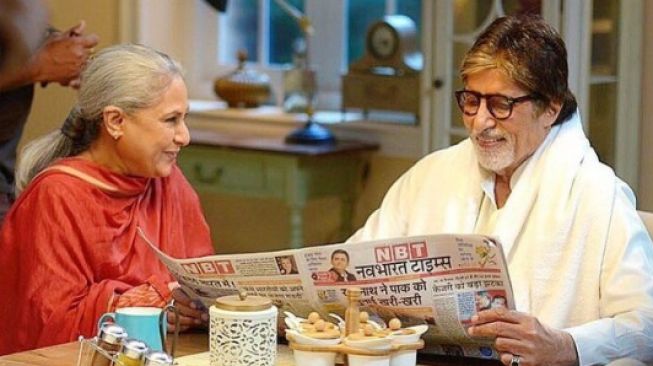 Amitabh Bachchan dan istri, Jaya Bachchan. [Instagram/amitabhbachchan]