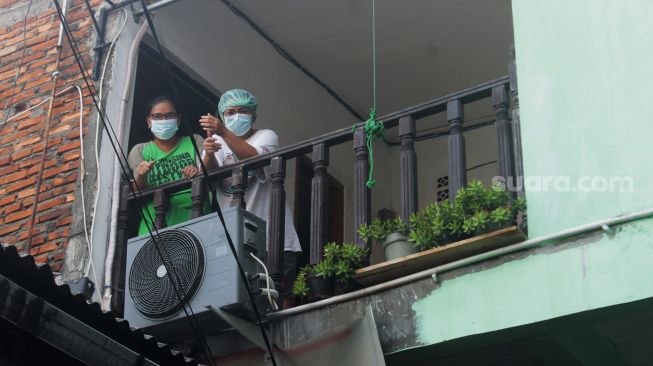 Suasana di Kawasan Kayu Putih, Jakarta Timur, Senin (7/6/2021). [Suara.com/Dian Latifah]
