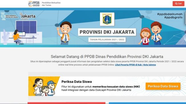 Tambah Kapasitas Server dan Back Up di Singapura, Situs PPDB DKI Masih Bermasalah