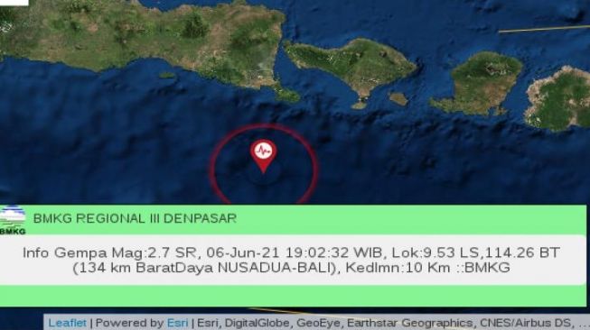 Bali Gempa Hingga Nusa Dua Bergetar, Lempeng Indo Australia Bergerak